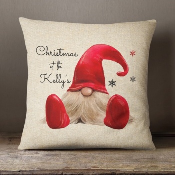 Luxury Personalised Cushion - Inner Pad Included - Cristmas knome